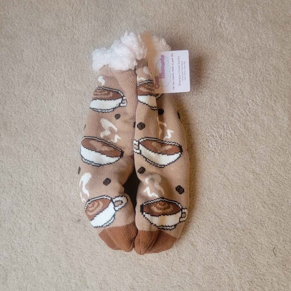 Cozy Moments Sherpa-Lined Socks